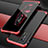 Coque Luxe Aluminum Metal Housse Etui 360 Degres P01 pour Xiaomi Poco F5 Pro 5G Rouge et Noir