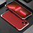 Coque Luxe Aluminum Metal Housse Etui 360 Degres pour Apple iPhone 14 Plus Argent et Rouge
