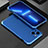Coque Luxe Aluminum Metal Housse Etui 360 Degres pour Apple iPhone 14 Plus Bleu