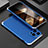 Coque Luxe Aluminum Metal Housse Etui 360 Degres pour Apple iPhone 14 Pro Max Argent et Bleu