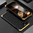 Coque Luxe Aluminum Metal Housse Etui 360 Degres pour Apple iPhone 14 Pro Max Or et Noir