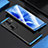 Coque Luxe Aluminum Metal Housse Etui 360 Degres pour Oppo Reno11 Pro 5G Bleu et Noir