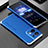 Coque Luxe Aluminum Metal Housse Etui 360 Degres pour Oppo Reno8 5G Argent et Bleu