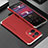 Coque Luxe Aluminum Metal Housse Etui 360 Degres pour Oppo Reno8 5G Argent et Rouge