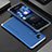 Coque Luxe Aluminum Metal Housse Etui 360 Degres pour Xiaomi Mi 12S Pro 5G Argent et Bleu