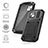 Coque Luxe Aluminum Metal Housse Etui 360 Degres RJ4 pour Apple iPhone 13 Petit