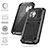 Coque Luxe Aluminum Metal Housse Etui 360 Degres RJ4 pour Apple iPhone 14 Pro Max Petit