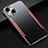 Coque Luxe Aluminum Metal Housse Etui M05 pour Apple iPhone 14 Rouge