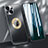 Coque Luxe Aluminum Metal Housse Etui M08 pour Apple iPhone 14 Plus Noir