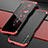 Coque Luxe Aluminum Metal Housse Etui pour Huawei Honor 9X Pro Rouge et Noir