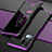 Coque Luxe Aluminum Metal Housse Etui pour Vivo X50 Pro 5G Violet