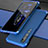 Coque Luxe Aluminum Metal Housse Etui pour Xiaomi Mi 10 Pro Bleu