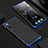 Coque Luxe Aluminum Metal Housse Etui pour Xiaomi Mi 9 Pro 5G Bleu et Noir