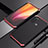 Coque Luxe Aluminum Metal Housse Etui pour Xiaomi Redmi Note 8 Rouge et Noir