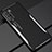 Coque Luxe Aluminum Metal Housse Etui T01 pour Huawei P40 Lite 5G Argent