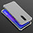 Coque Luxe Aluminum Metal Housse Etui T01 pour Oppo RX17 Pro Argent