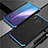 Coque Luxe Aluminum Metal Housse Etui T02 pour Huawei Mate 30 Bleu et Noir
