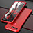 Coque Luxe Aluminum Metal Housse Etui T03 pour Huawei Honor V20 Rouge
