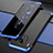 Coque Luxe Aluminum Metal Housse Etui T03 pour Huawei Mate 30 5G Bleu et Noir
