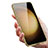Coque Luxe Cuir et Plastique Housse Etui Mat AC2 pour Samsung Galaxy S22 5G Noir Petit