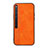 Coque Luxe Cuir et Plastique Housse Etui Mat BH3 pour Huawei Mate Xs 2 Orange