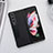Coque Luxe Cuir et Plastique Housse Etui Mat L09 pour Samsung Galaxy Z Fold4 5G Petit