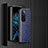 Coque Luxe Cuir et Plastique Housse Etui Mat R01 pour Oppo Find N 5G Bleu
