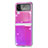 Coque Luxe Cuir et Plastique Housse Etui Mat R08 pour Samsung Galaxy Z Flip4 5G Violet