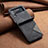 Coque Luxe Cuir et Plastique Housse Etui Mat S01 pour Samsung Galaxy Z Flip4 5G Noir