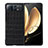 Coque Luxe Cuir et Plastique Housse Etui Mat S06 pour Xiaomi Mix Fold 2 5G Noir