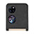 Coque Luxe Cuir et Plastique Housse Etui Mat SD1 pour Huawei Pocket S Petit