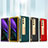 Coque Luxe Cuir et Plastique Housse Etui Mat T02 pour Samsung Galaxy Z Fold2 5G Petit