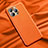 Coque Luxe Cuir Housse Etui A01 pour Apple iPhone 13 Pro Orange