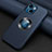 Coque Luxe Cuir Housse Etui A08 pour Apple iPhone 13 Mini Bleu