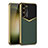 Coque Luxe Cuir Housse Etui AC4 pour Samsung Galaxy S21 5G Vert