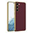 Coque Luxe Cuir Housse Etui AC5 pour Samsung Galaxy S21 Plus 5G Rouge