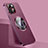 Coque Luxe Cuir Housse Etui avec Mag-Safe Magnetic Magnetique QC1 pour Apple iPhone 14 Plus Rouge