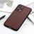 Coque Luxe Cuir Housse Etui B01H pour Realme 9 5G Marron Petit