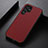 Coque Luxe Cuir Housse Etui B02H pour Samsung Galaxy S22 Ultra 5G Rouge