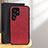 Coque Luxe Cuir Housse Etui B03H pour Samsung Galaxy S24 Ultra 5G Rouge