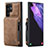Coque Luxe Cuir Housse Etui C01S pour Samsung Galaxy S21 Ultra 5G Petit