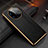 Coque Luxe Cuir Housse Etui DL2 pour Huawei Mate 40 RS Noir