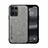 Coque Luxe Cuir Housse Etui DY1 pour Oppo Reno8 4G Gris