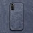 Coque Luxe Cuir Housse Etui DY1 pour Samsung Galaxy S20 FE (2022) 5G Bleu