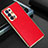 Coque Luxe Cuir Housse Etui GS1 pour Oppo Reno6 Pro+ Plus 5G Rouge
