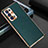 Coque Luxe Cuir Housse Etui GS1 pour Oppo Reno6 Pro+ Plus 5G Vert