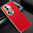 Coque Luxe Cuir Housse Etui GS2 pour Oppo Reno11 Pro 5G Rouge
