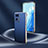 Coque Luxe Cuir Housse Etui GS4 pour Oppo Reno7 Pro 5G Bleu