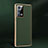 Coque Luxe Cuir Housse Etui JB2 pour Oppo Reno6 Pro+ Plus 5G Vert Petit