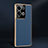 Coque Luxe Cuir Housse Etui JB2 pour Oppo Reno8 Pro+ Plus 5G Bleu